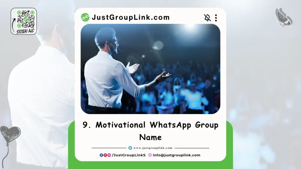 Motivational WhatsApp Group Name - WhatsApp Group Names